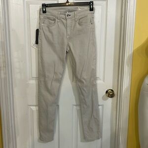 NWT Rag & Bone Cate mid rise skinny light grey jeans size 28